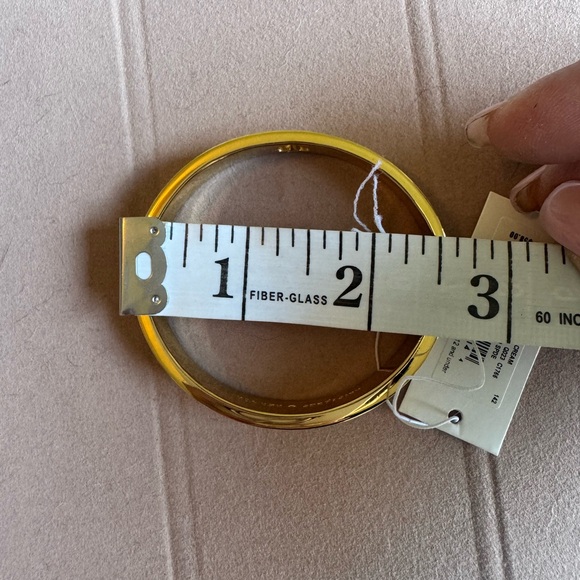 Kate Spade Gold and Cream Bangle Bracelet - Picture 7 of 8